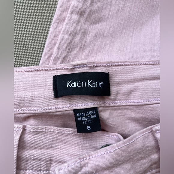 KAREN KANE Womens Stretch Zippered Skinny Jeans